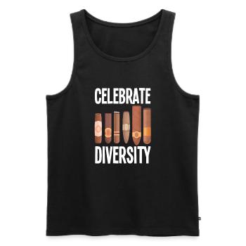 Lustiges Zigarre Rauchen Zigarrenraucher Geschenk - Männer Premium Bio Tank Top - Schwarz - Vorne - Michal (187cm)