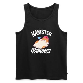 Drôle de cadeau de hamster - Débardeur bio Premium Homme - noir - Devant - AI Model Male 178 light (178cm)