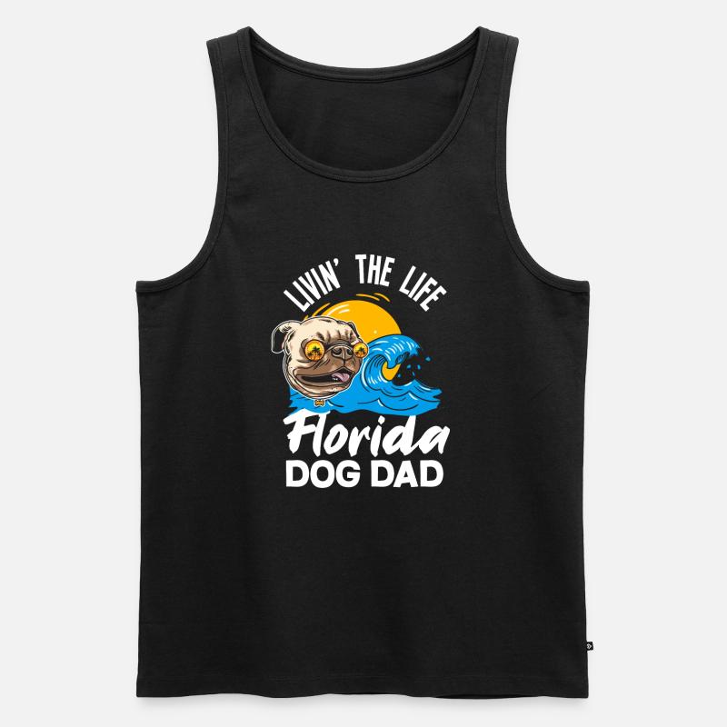 Florida - Männer Premium Bio Tank Top - Schwarz