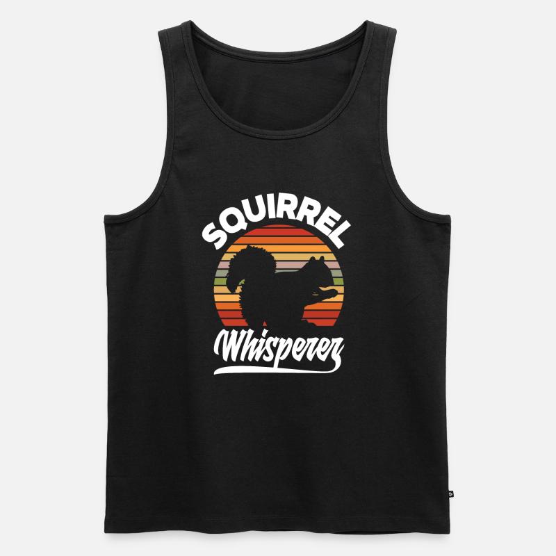 Eichhörnchen - Männer Premium Bio Tank Top - Schwarz