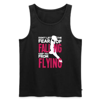 Lustiges Cheerleader Cheerleading Geschenk - Männer Premium Bio Tank Top - Schwarz - Vorne - Michal (187cm)