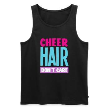 Drôle de pom-pom girl Cheerleading Cadeau - Débardeur bio Premium Homme - noir - Devant - Michal (187cm)
