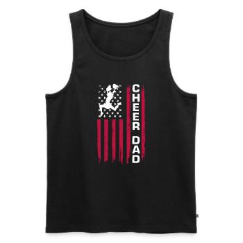 Lustiges Cheerleader Cheerleading Geschenk - Männer Premium Bio Tank Top - Schwarz - Vorne - Michal (187cm)