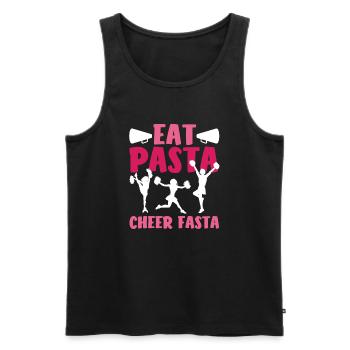 Lustiges Cheerleader Cheerleading Geschenk - Männer Premium Bio Tank Top - Schwarz - Vorne - Michal (187cm)