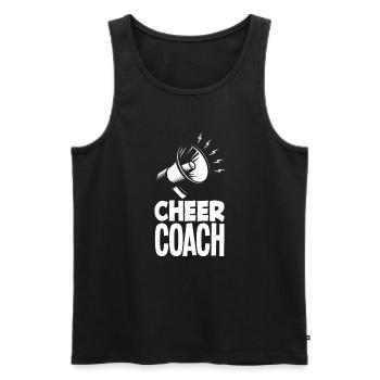 Lustiges Cheerleader Cheerleading Geschenk - Männer Premium Bio Tank Top - Schwarz - Vorne - Michal (187cm)