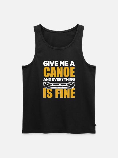Kayak Canoë - Débardeur bio Premium Homme - noir