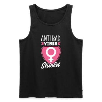 Feminismus Feministin - Männer Premium Bio Tank Top - Schwarz - Vorne - Michal (187cm)