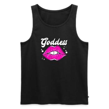 Feminismus Feministin - Männer Premium Bio Tank Top - Schwarz - Vorne - Michal (187cm)
