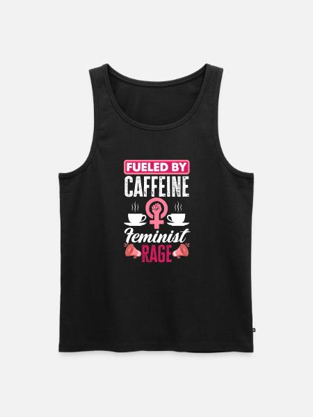 Feminism Feminist - Men's Premium Organic Tank Top - black