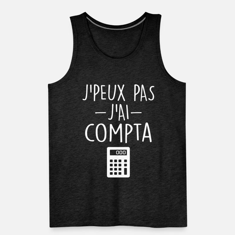 Comptable | Comptabilité | Compter | Chiffre Débardeur bio Premium Homme