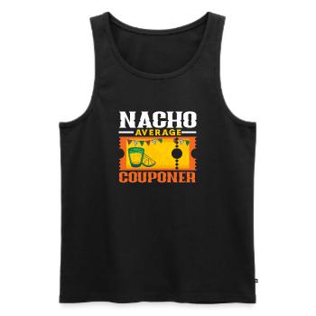 Lustiges Extrem Couponing Coupon Geschenk - Männer Premium Bio Tank Top - Schwarz - Vorne - Michal (187cm)