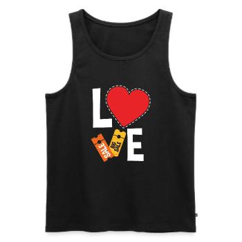 Funny Extreme Couponing Coupon Gift - Men's Premium Organic Tank Top - black - Front - Michal (187cm)