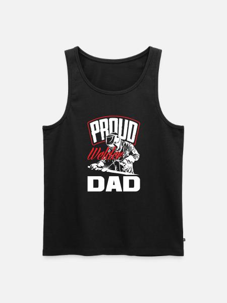 Funny Welder Gift - Men's Premium Organic Tank Top - black