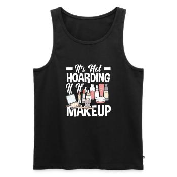 Lustiges Make Up Artist Maskenbildner Geschenk - Männer Premium Bio Tank Top - Schwarz - Vorne - AI Model Male 178 light (178cm)