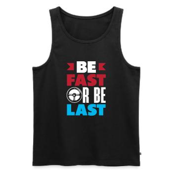 Funny Car Racing Car Racing Gift - Men's Premium Organic Tank Top - black - Front - AI Model Male 178 light (178cm)
