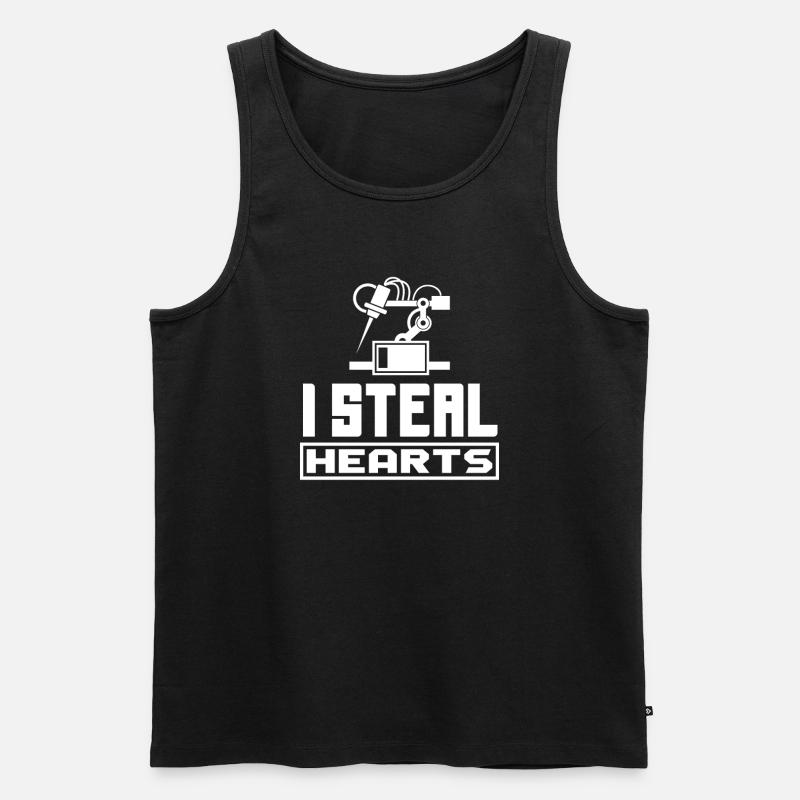 Robotics Robot Programmer - Men's Premium Organic Tank Top - black