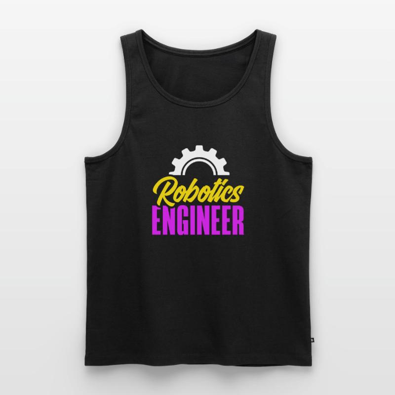 Robotics Robot Programmer Men's Premium Organic Tank Top