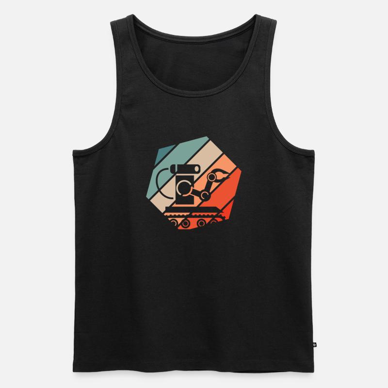 Robotics Robot Programmer - Men's Premium Organic Tank Top - black