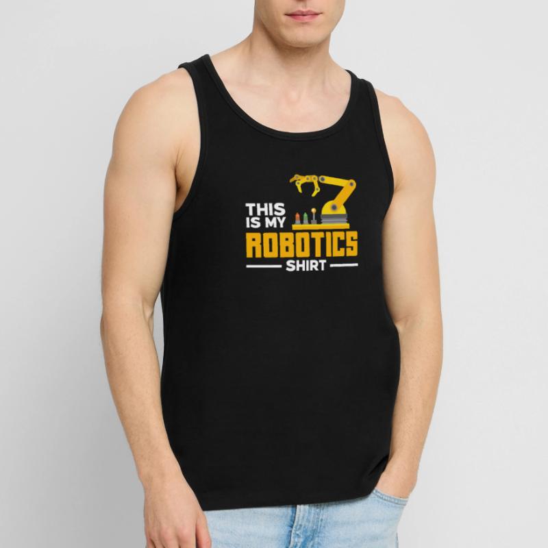 Robotics Robot Programmer Men's Premium Organic Tank Top