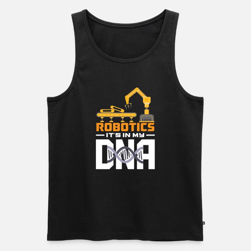 Robotics Robot Programmer - Men's Premium Organic Tank Top - black