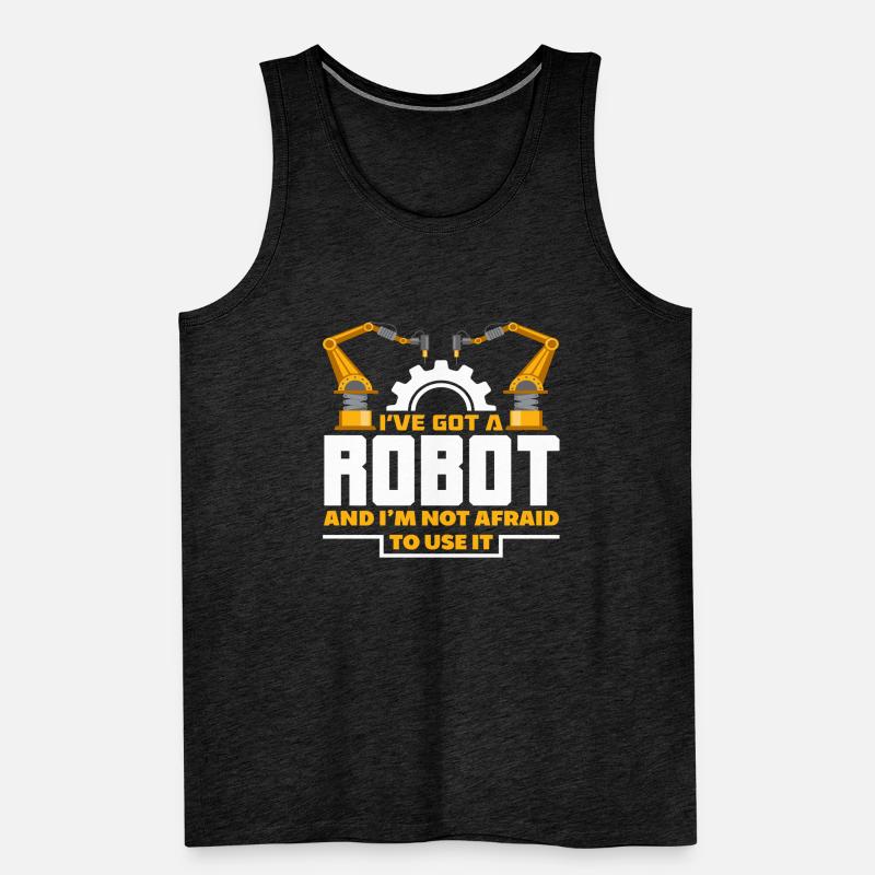 Robotics Robot Programmer Men's Premium Organic Tank Top