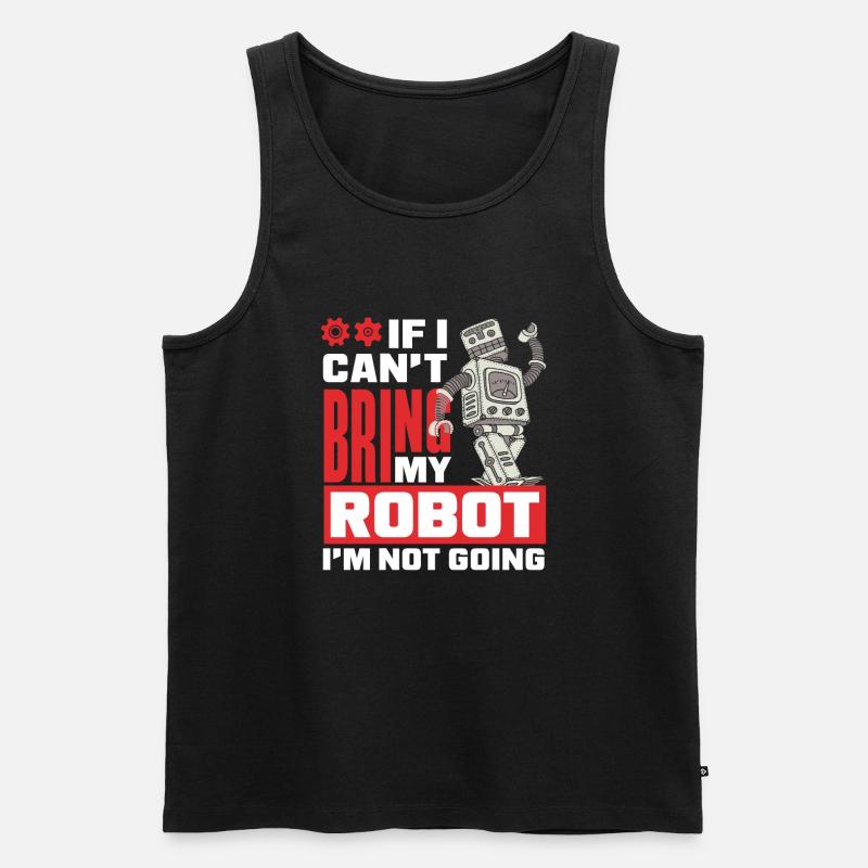 Robotics Robot Programmer - Men's Premium Organic Tank Top - black