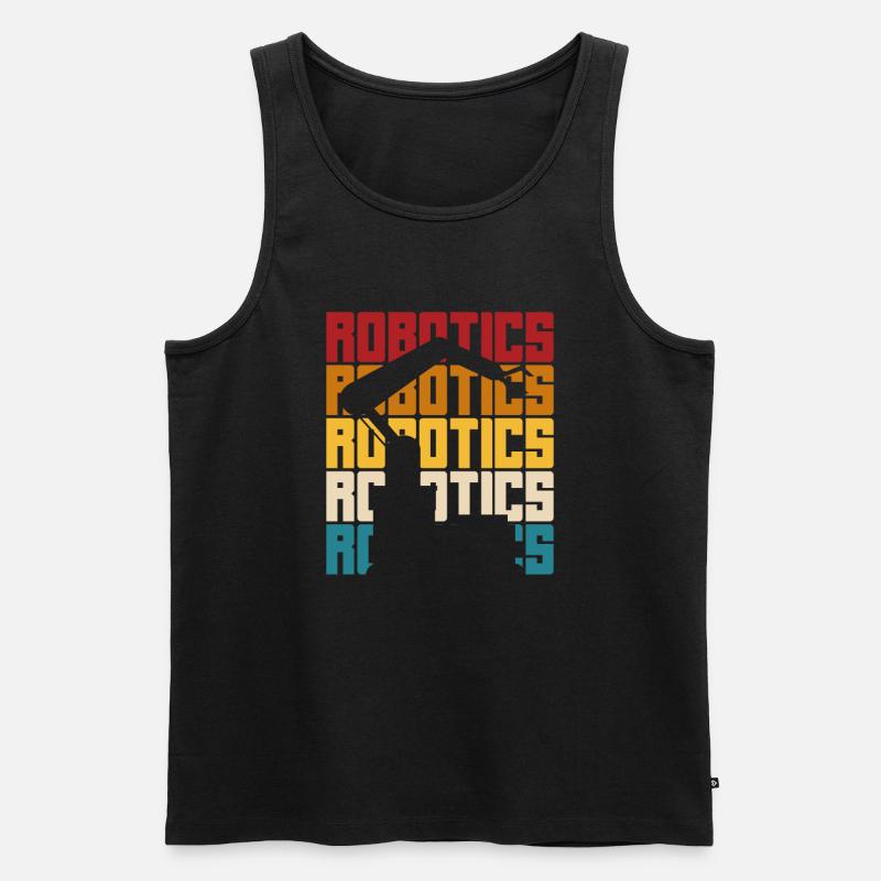 Robotics Robot Programmer - Men's Premium Organic Tank Top - black