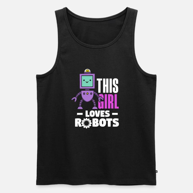 Robotics Robot Programmer - Men's Premium Organic Tank Top - black