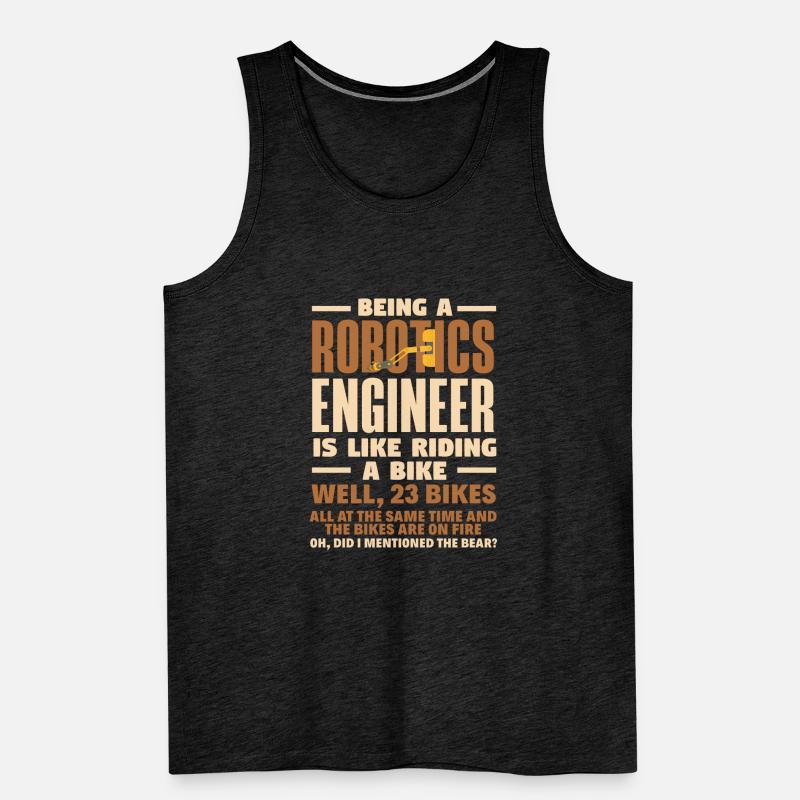 Robotics Robot Programmer Men's Premium Organic Tank Top