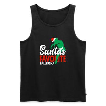 Süßes Ballerina Ballettänzerin Geschenk - Männer Premium Bio Tank Top - Schwarz - Vorne - AI Model Male 178 light (178cm)