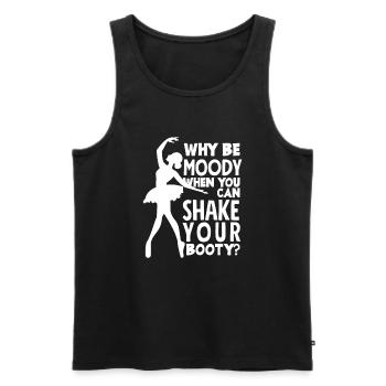 Süßes Ballerina Ballettänzerin Geschenk - Männer Premium Bio Tank Top - Schwarz - Vorne - AI Model Male 178 light (178cm)