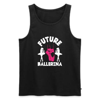 Süßes Ballerina Ballettänzerin Geschenk - Männer Premium Bio Tank Top - Schwarz - Vorne - AI Model Male 178 light (178cm)