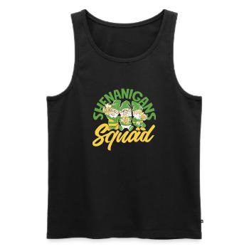 Funny Irishman Ireland Gift - Men's Premium Organic Tank Top - black - Front - Michal (187cm)