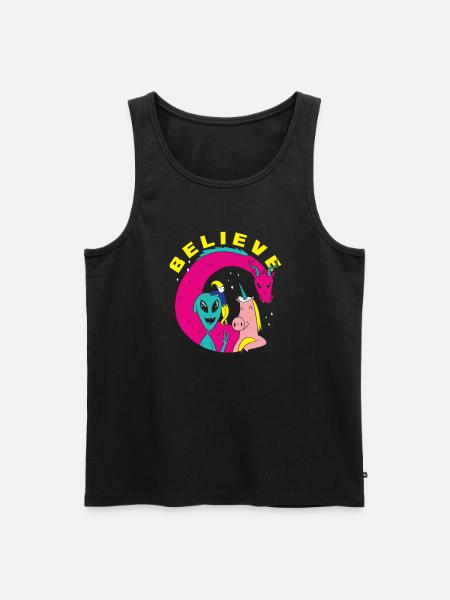 Funny Alien Alien Gift - Men's Premium Organic Tank Top - black