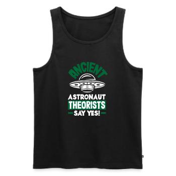 Lustiges Alien Außerirdische Geschenk - Männer Premium Bio Tank Top - Schwarz - Vorne - AI Model Male 178 light (178cm)