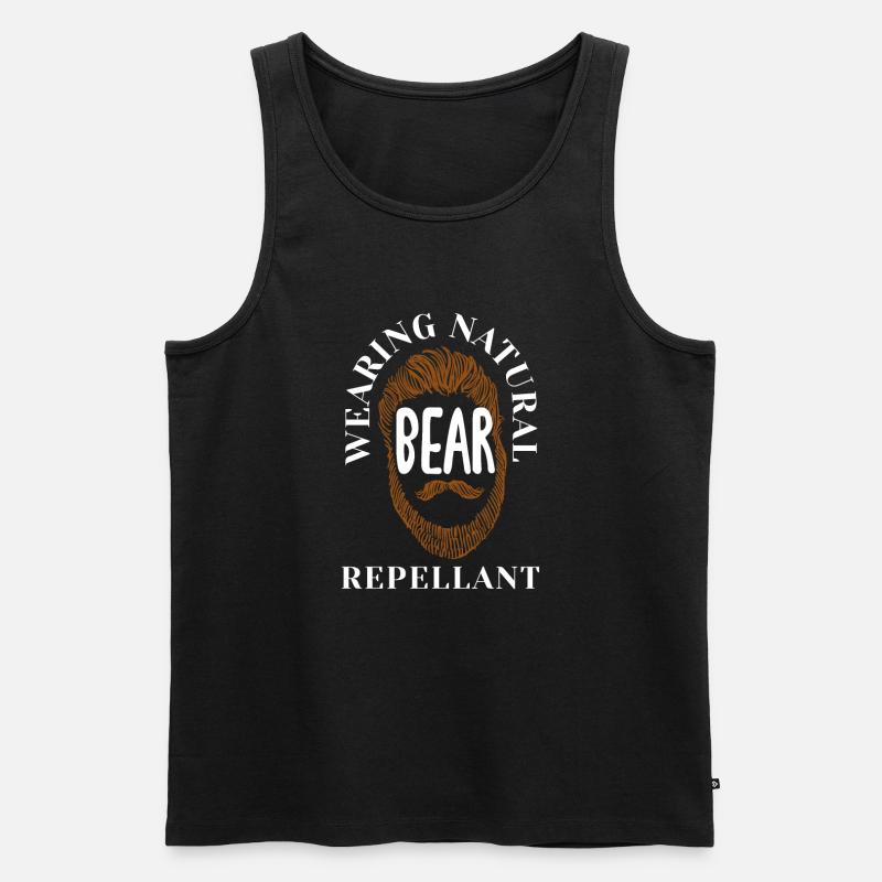 Bartpflege Bart Liebhaber Männer Bart - Männer Premium Bio Tank Top - Schwarz