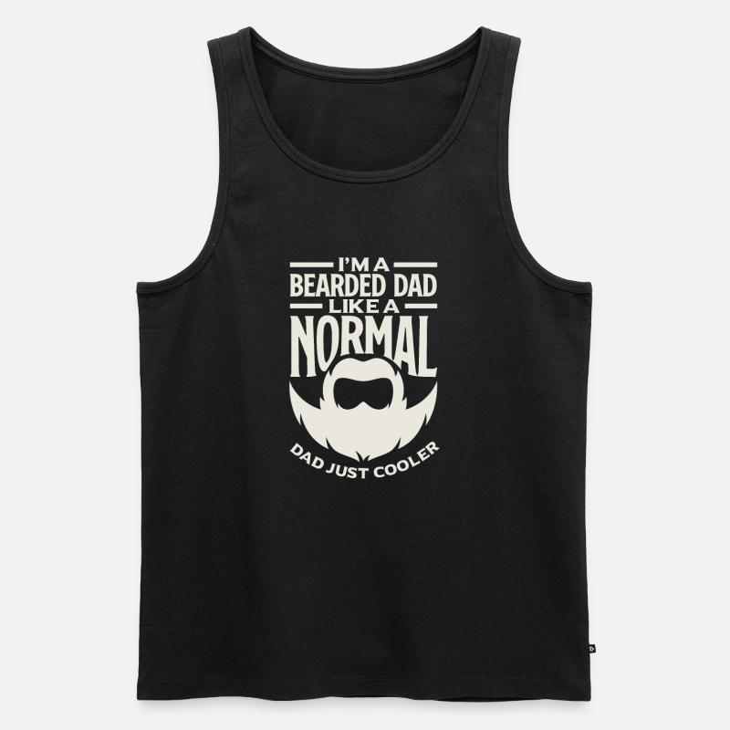 Bartpflege Bart Liebhaber Männer Bart - Männer Premium Bio Tank Top - Schwarz