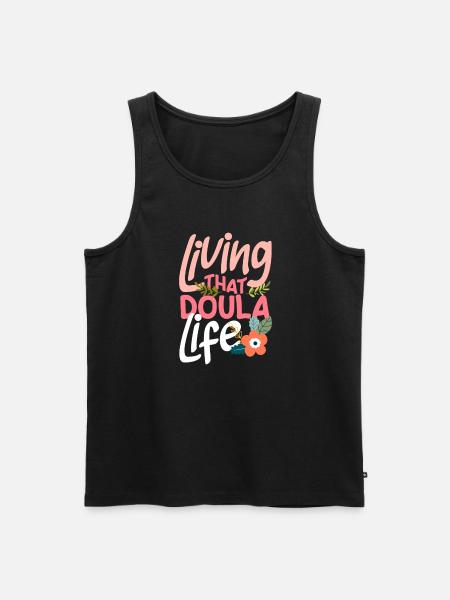 Doula Gift Doula Doulas - Men's Premium Organic Tank Top - black