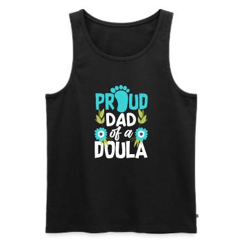 Doula Geschenk Doula Doulas - Männer Premium Bio Tank Top - Schwarz - Vorne - AI Model Male 178 light (178cm)