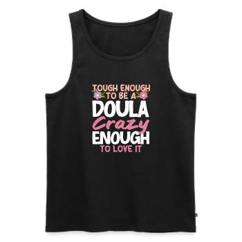 Doula Geschenk Doula Doulas - Männer Premium Bio Tank Top - Schwarz - Vorne - AI Model Male 178 light (178cm)