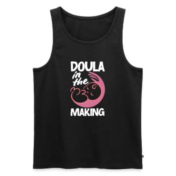 Doula Geschenk Doula Doulas - Männer Premium Bio Tank Top - Schwarz - Vorne - Michal (187cm)