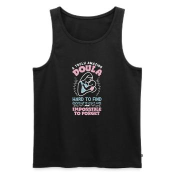 Doula Geschenk Doula Doulas - Männer Premium Bio Tank Top - Schwarz - Vorne - AI Model Male 178 light (178cm)