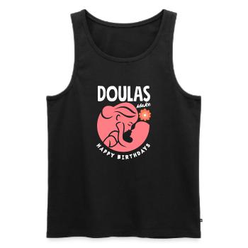 Doula Geschenk Doula Doulas - Männer Premium Bio Tank Top - Schwarz - Vorne - AI Model Male 178 light (178cm)
