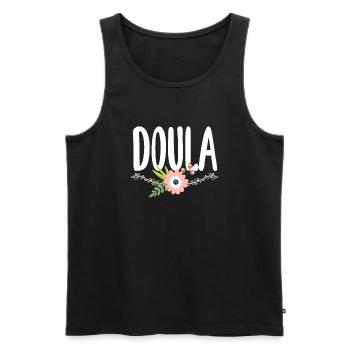 Doula Geschenk Doula Doulas - Männer Premium Bio Tank Top - Schwarz - Vorne - AI Model Male 178 light (178cm)