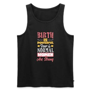 Doula Geschenk Doula Doulas - Männer Premium Bio Tank Top - Schwarz - Vorne - AI Model Male 178 light (178cm)