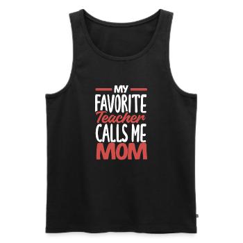 Lustiges Lehrer Lehrerinnen Geschenk - Männer Premium Bio Tank Top - Schwarz - Vorne - Michal (187cm)