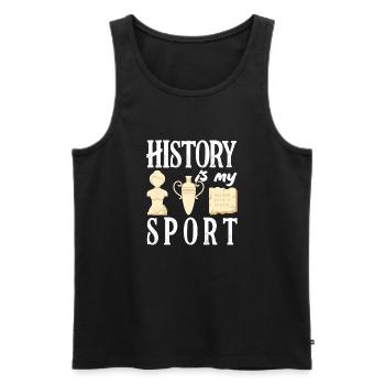 Lustiges Lehrer Lehrerinnen Geschenk - Männer Premium Bio Tank Top - Schwarz - Vorne - Michal (187cm)