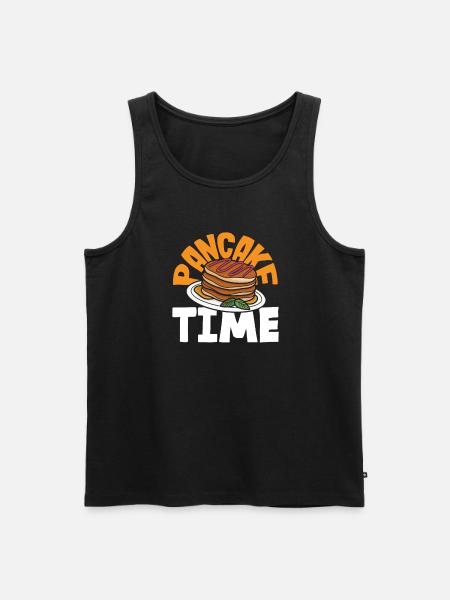 Funny Pancake Lover Gift - Men's Premium Organic Tank Top - black