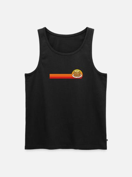 Funny Pancake Lover Gift - Men's Premium Organic Tank Top - black