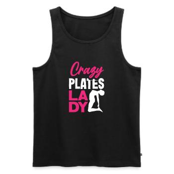 Crazy Pilates Lady Fitness Pilates Passion - Débardeur bio Premium Homme - noir - Devant - AI Model Male 178 light (178cm)